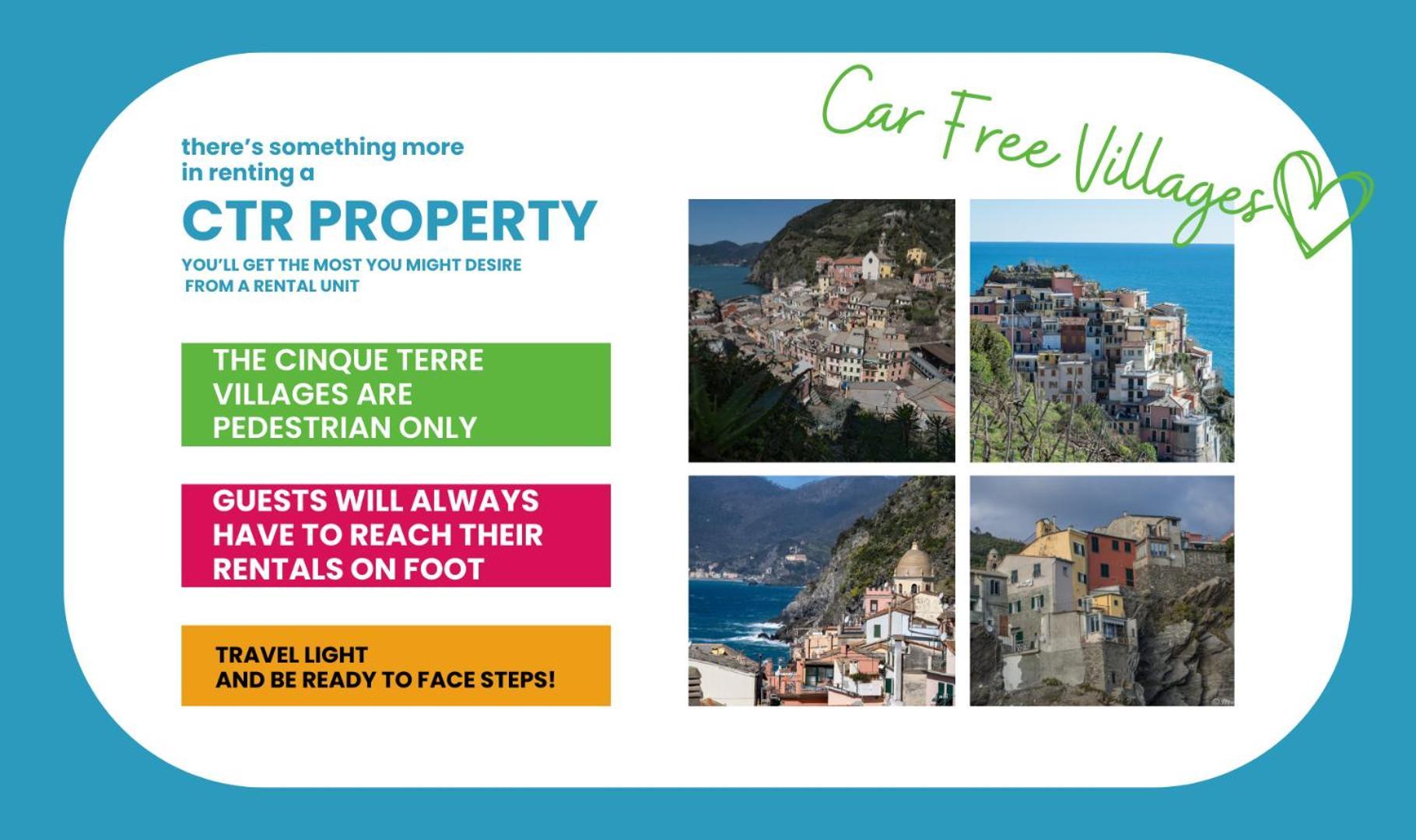 Scimiscià 2-bedroom Apartment with AC Monterosso al Mare Extérieur photo